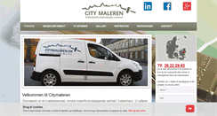 Desktop Screenshot of citymaleren.dk